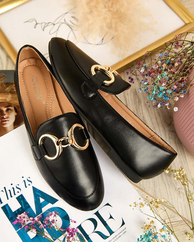 Royalfashion Mocasini cu decor pe nas Abermes