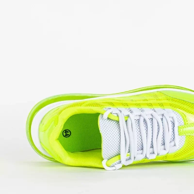 OUTLET Pantofi sport barbati verde neon Neoni- Incaltaminte