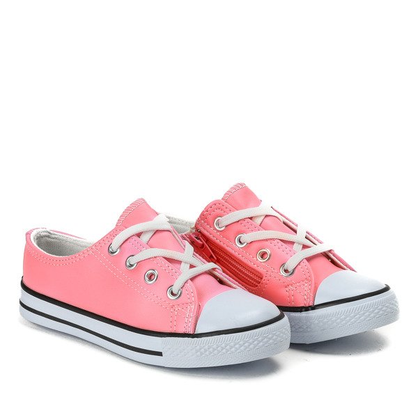 Dziecięce trampki w kolorze różowym Oxane - Obuwie