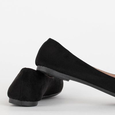 Balerini plati dama negri clasici Guliet - Pantofi