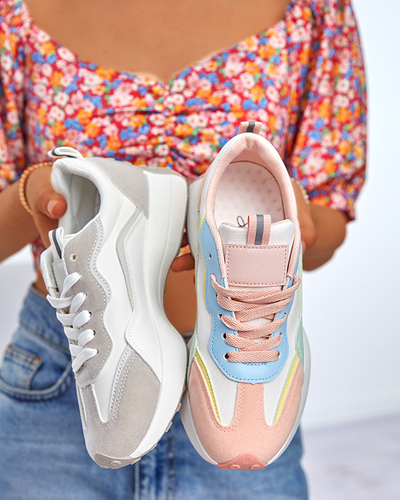 Pantofi de damă albi Qsially- Încălțăminte