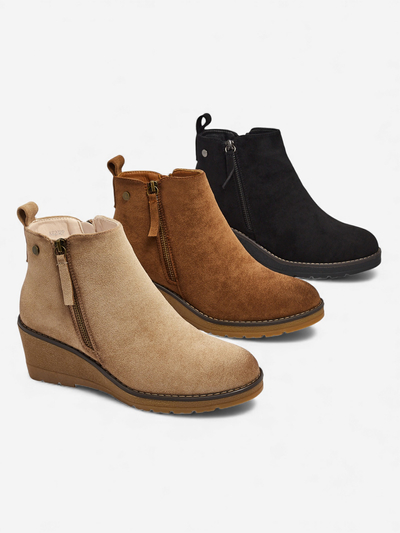 Botine de damă cu platformă ascunsă Zarrico