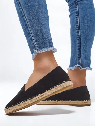 Espadrile ecologice din suede pentru femei Royalfashion Loroles