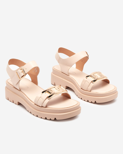 Sandale dama bej Blascita - Incaltaminte