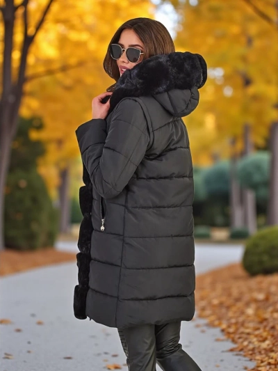 Geacă pentru femei Royalfashion cu mâneci detașabile