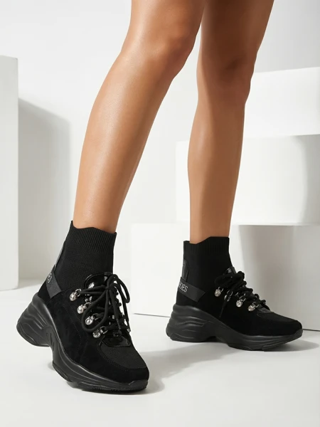 Royalfashion Adidași negri izolati Aleppo pentru femei