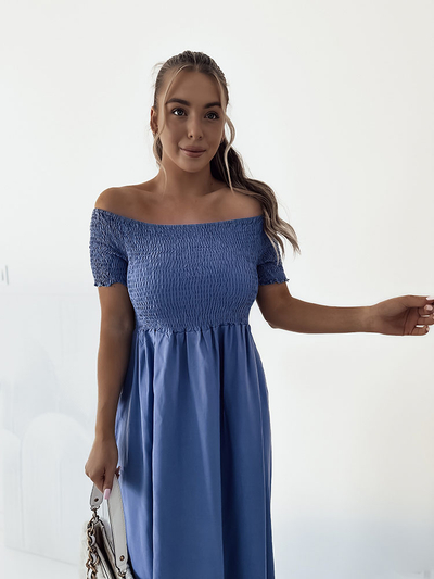 Royalfashion Rochie midi de damă a'la hiszpanka