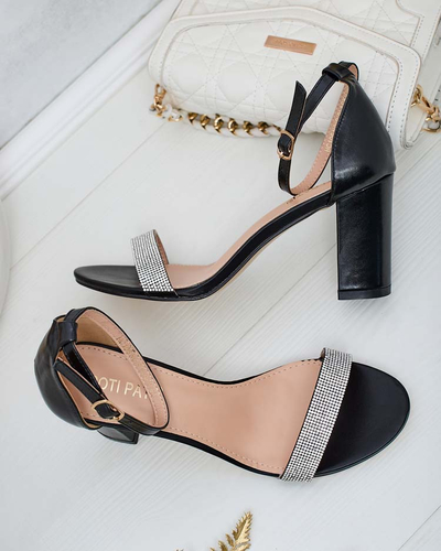 Royalfashion Sandale de damă cu zirconii Cemilces