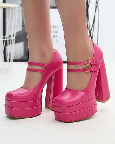 Pantofi cu toc înalt pentru femei Fuchsia Edisa - Încălțăminte