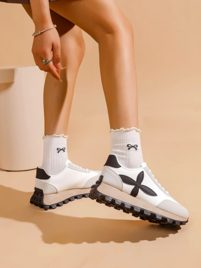 Royalfashion Sneakers sportive pentru femei pe o talpă mai groasă Aloqa