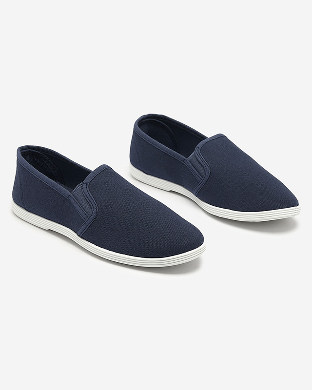 Adidași de damă din material textil albastru marin Sterika - Încălțăminte