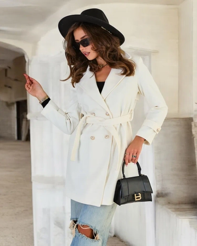 Royalfashion Palton Tiered pentru femei