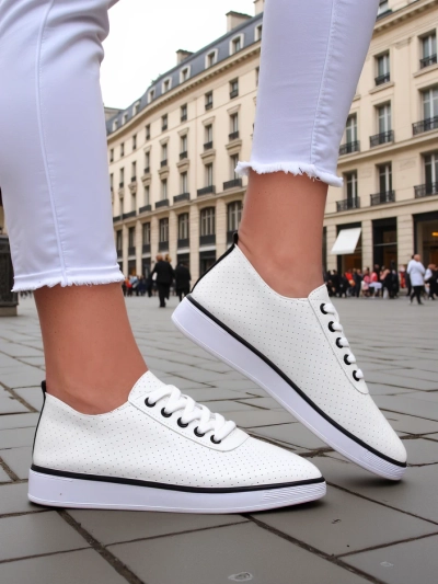 Pantofi sport perforați pentru femei Royalfashion Pumbes