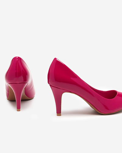 Pompe lacuite fuchsia pe stiletto Brucie - Incaltaminte