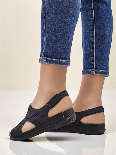 Royalfashion Sandale decupate pentru femei Leminni
