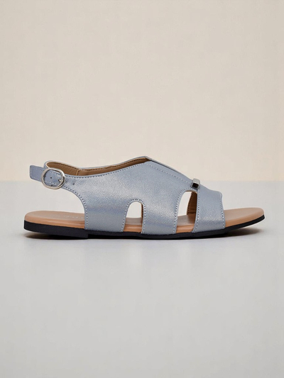 Royalfashion Sandale de damă cu talpă plată Solea Comfort