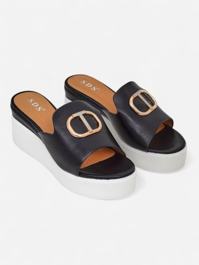 Royalfashion șlapi wedge pentru femei Daffin