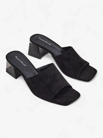 Papuci de damă Royalfashion cu toc decorativ Vollatie