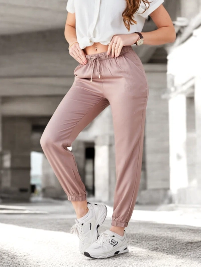 Pantaloni Royalfashion pentru femei cu elastic la sfârșitul picioarelor