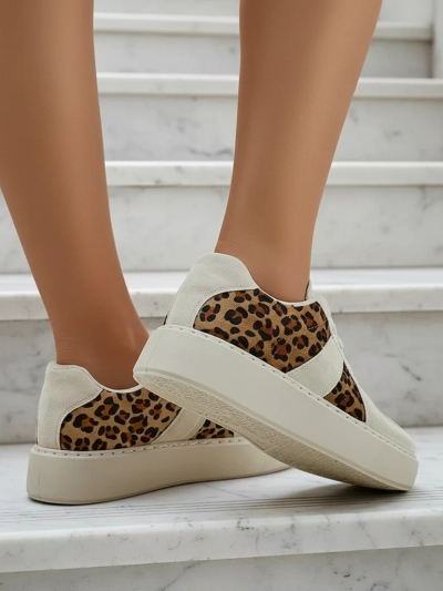 Adidași sport pentru femei Royalfashion cu un imprimeu leopard Big Cat