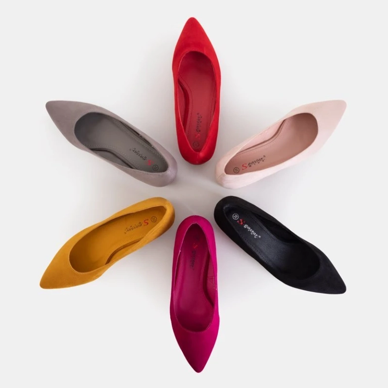 OUTLET Pompă de damă gri Naliza- Încălțăminte