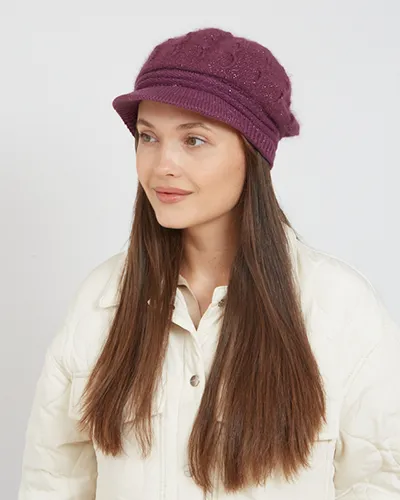 Royalfashion Beret cu vizier pentru femei