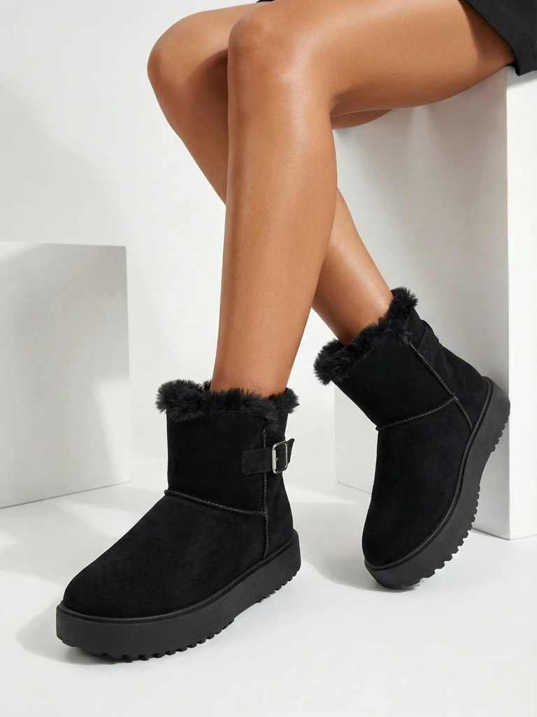 Royalfashion Kratke buti a'la snegovci ženske Winter Crest