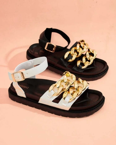 Royalfashion Sandale Leo din piele ecologică pentru femei