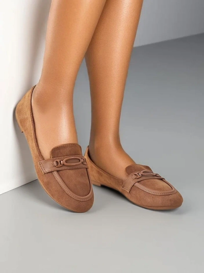 Royalfashion Mocasiini pentru femei din suede ecologic Zammei