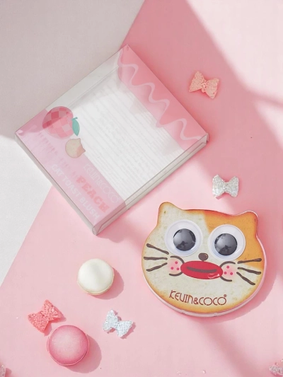 Kevin&Coco Cat Toast Blush Blush presat piersică