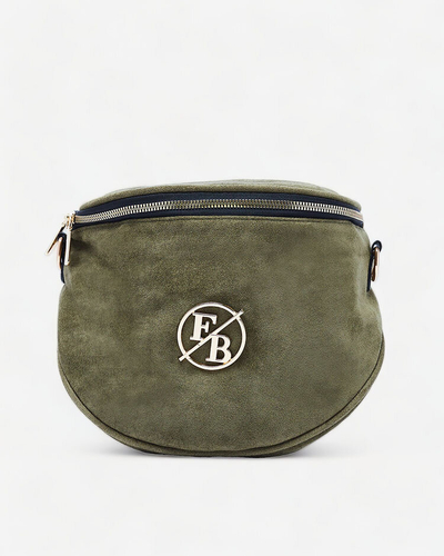 Royalfashion Geantă mică de damă din piele ecologică de piele de căprioară verde