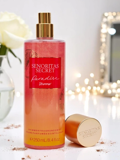 Senoritas Secret Body Mist Paradise Shimmer cu sclipici