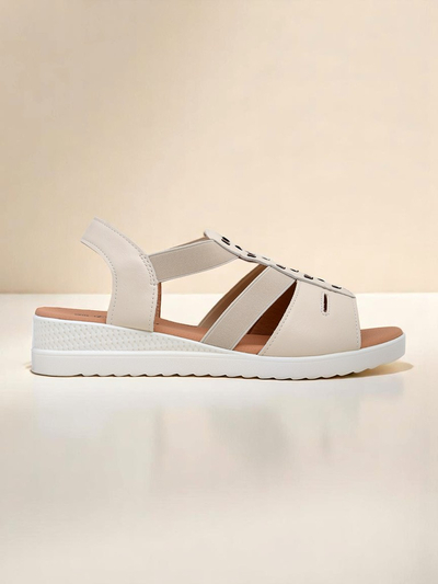 Sandale dama Royalfashion cu talpa joasa wedge Sora