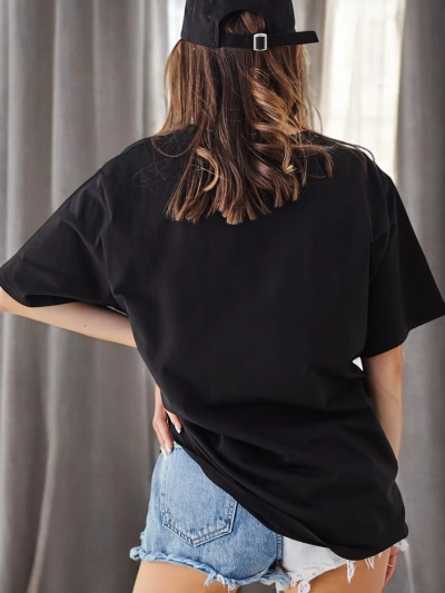 Tricou din bumbac pentru femei Royalfashion cu imprimeu