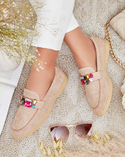 Royalfashion Mocasini de damă traforați Mettele