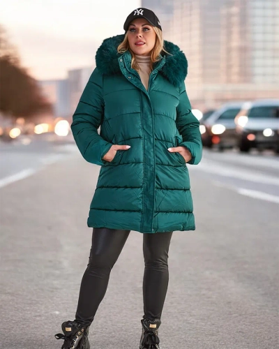 Royalfashion Jachetă de iarnă matlasată pentru femei