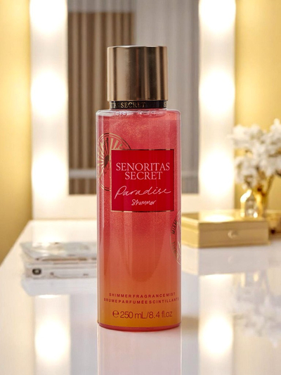 Senoritas Secret Body Mist Paradise Shimmer cu sclipici