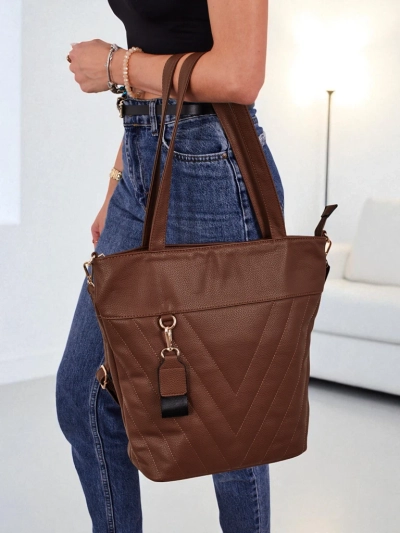 Aurelia Grande Shopper - geantă elegantă de damă din piele ecologică PU A4