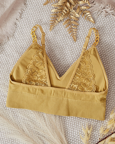 Royalfashion Sutien pentru femei cu bretele decorative