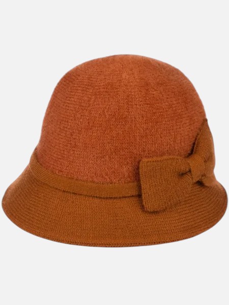 Pălărie de damă melon cu ornament Lady Rose