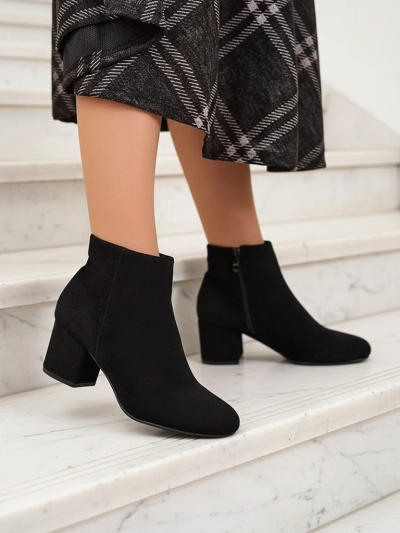 Royalfashion Cizme stiletto joase pentru femei negre Referra