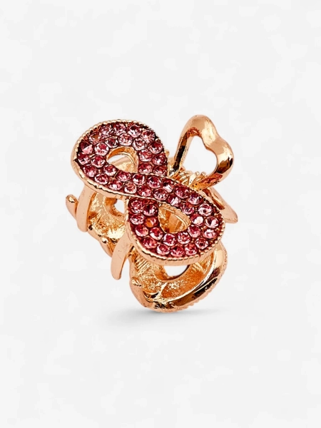 Royalfashion Speld di kabei ku zirkonia TwinkleGrip