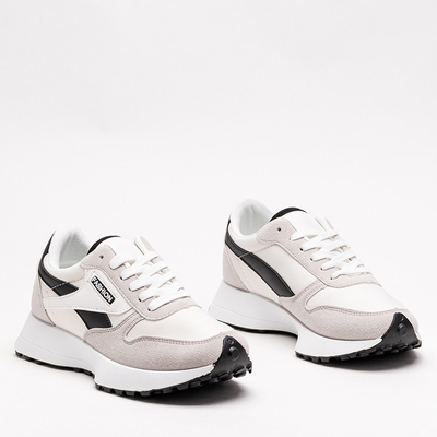 Pantofi sport de dama alb si gri de la Berinn - Incaltaminte