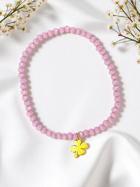 Royalfashion Brățară de damă cu talisman trifoi