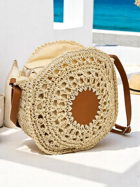 Royalfashion Poșetă mică de damă din paie Solar Mini