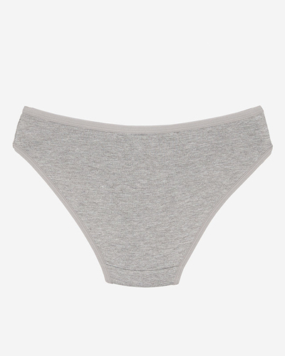 Slip dama bumbac gri, slip - Lenjerie intima