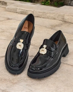 Royalfashion Mocasini lăcuiți de damă Bemies