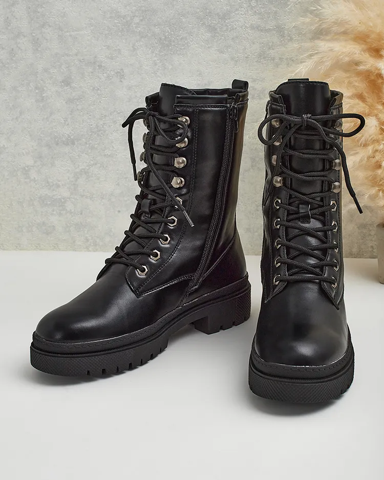 Royalfashion Cizme bagger înalte Ubbus pentru femei