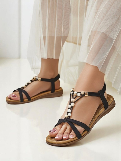 Royalfashion Sandale de damă cu ornamente Imen