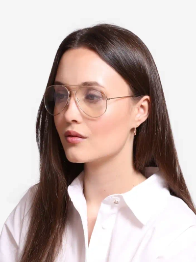 Ochelari de soare Royalfashion transparenți cu ramă argintie